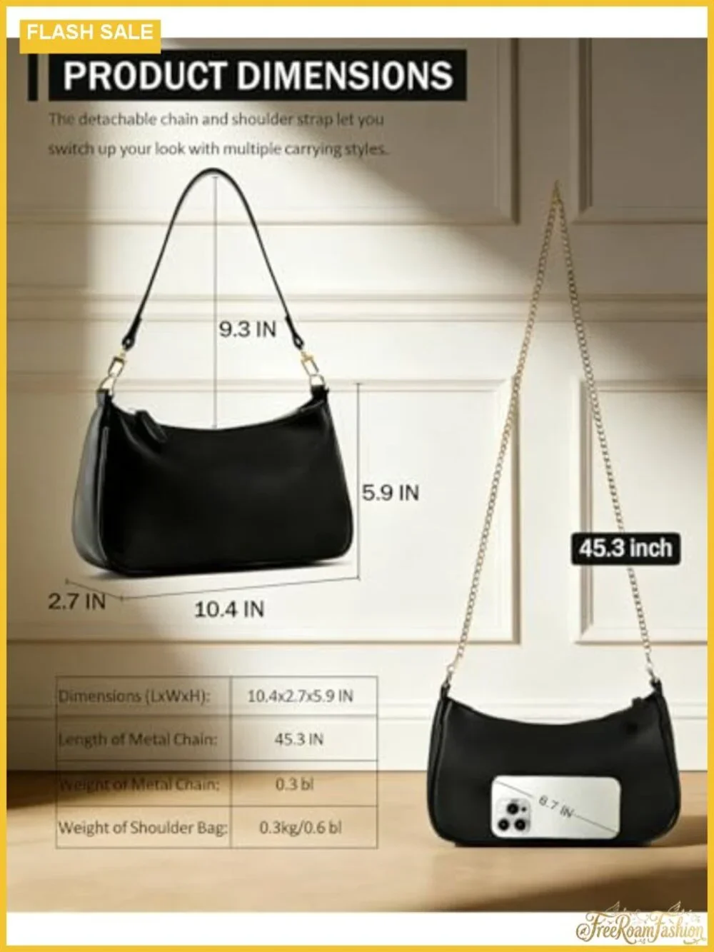 Faux Leather Hobo Shoulder Bag Women Crossbody Tote Purse